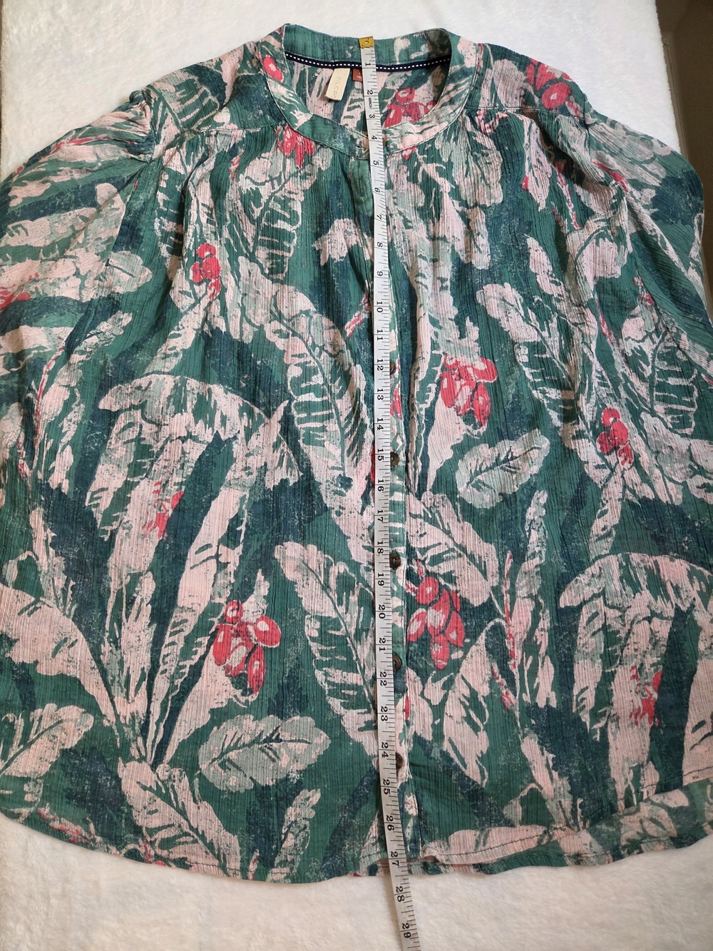 Anthropologie Pilcro Sidney Batwing Blouse 100% Cotton Size L - Picture 6 of 9